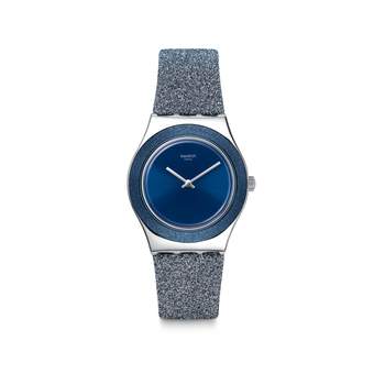 Montre Swatch femme acier synthétique bleu