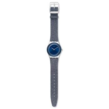 Montre Swatch femme acier synthétique bleu