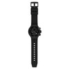 Montre Swatch mixte chronographe plastique silicone noir - vue VD1