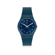 Montre Swatch mixte plastique et silicone bleu