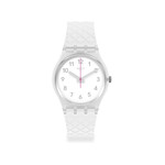 Montre Swatch mixte plastique silicone blanc - vue 1