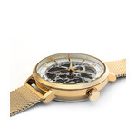Montre Pierre Lannier Automatic femme automatique acier doré jaune - vue 2