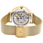 Montre Pierre Lannier Automatic femme automatique acier doré jaune - vue 3