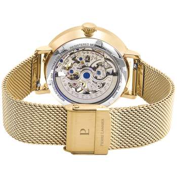 Pierre Lannier Automatic dameshorloge, automatisch, geelgoudkleurig staal