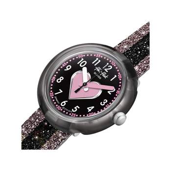 Montre Flik Flak enfant tissu noir