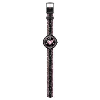 Montre Flik Flak enfant tissu noir