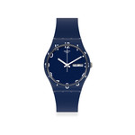 Montre Swatch mixte silicone bleu - vue 1