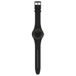 Montre Swatch mixte silicone noir - vue D1