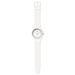Montre Swatch mixte silicone blanc - vue D1