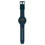 Montre Swatch enfant plastique et silicone bleu - vue D1