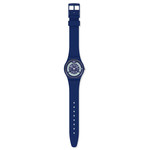 Montre Swatch mixte plastique et silicone bleu - vue D1