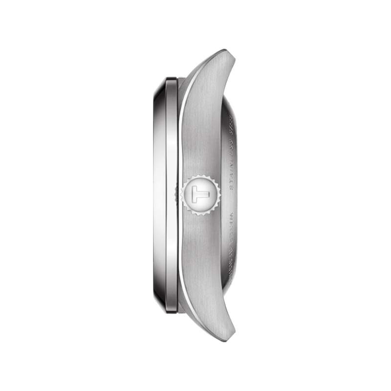 Montre Tissot femme acier cuir bleu - vue 2