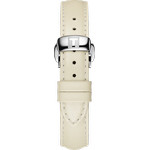 Montre Tissot femme acier cuir blanc - vue D2