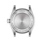 Montre Tissot femme acier cuir blance - vue 3