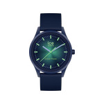 Montre Ice Watch medium mixte solaire plastique silicone bleu - vue 1