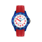Montre Ice Watch extra small enfant plastique bleu silicone rouge - vue 1