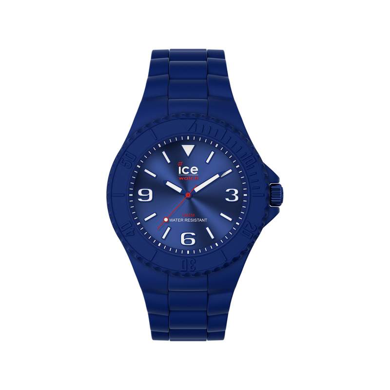 Montre Ice Watch medium mixte plastique silicone bleu - vue 1