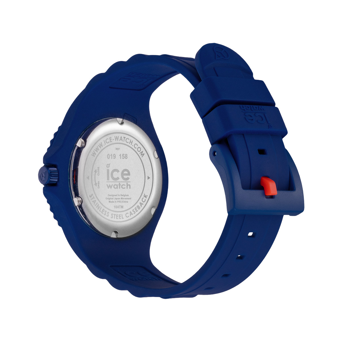 Montre Ice Watch medium mixte plastique silicone bleu - vue 3