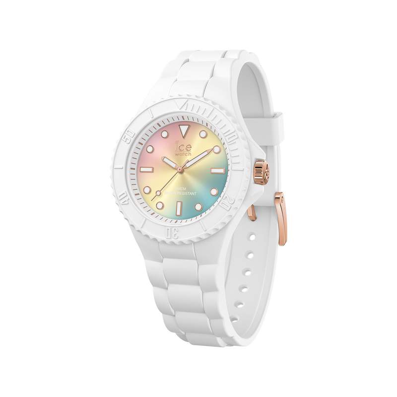 Montre Ice Watch small femme plastique silicone blanc - vue 4