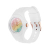 Montre Ice Watch small femme plastique silicone blanc - vue V5