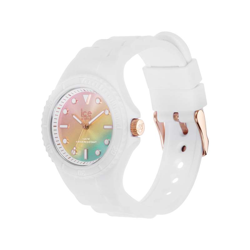Montre Ice Watch small femme plastique silicone blanc - vue 5