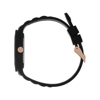 Montre Ice Watch medium femme plastique silicone noir