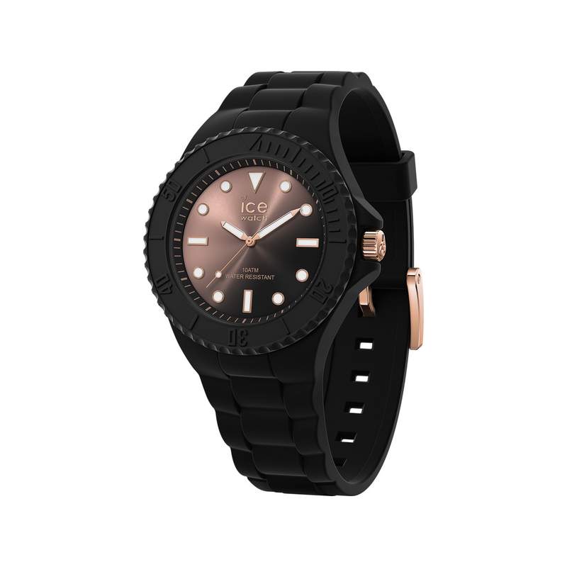 Montre Ice Watch medium femme plastique silicone noir - vue 4