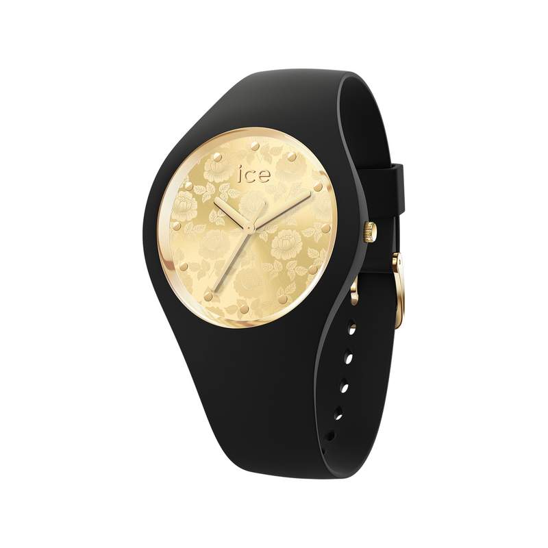 Montre Ice Watch medium femme plastique silicone noir - vue 1