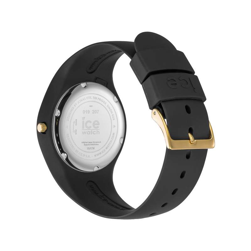 Montre Ice Watch medium femme plastique silicone noir - vue 3