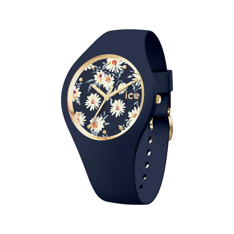 Montre Ice Watch medium femme plastique silicone bleu - vue 1