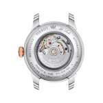 Montre TISSOT T-LADY LE LOCLE femme automatique cadran gris bracelet PVD bicolore - vue 3