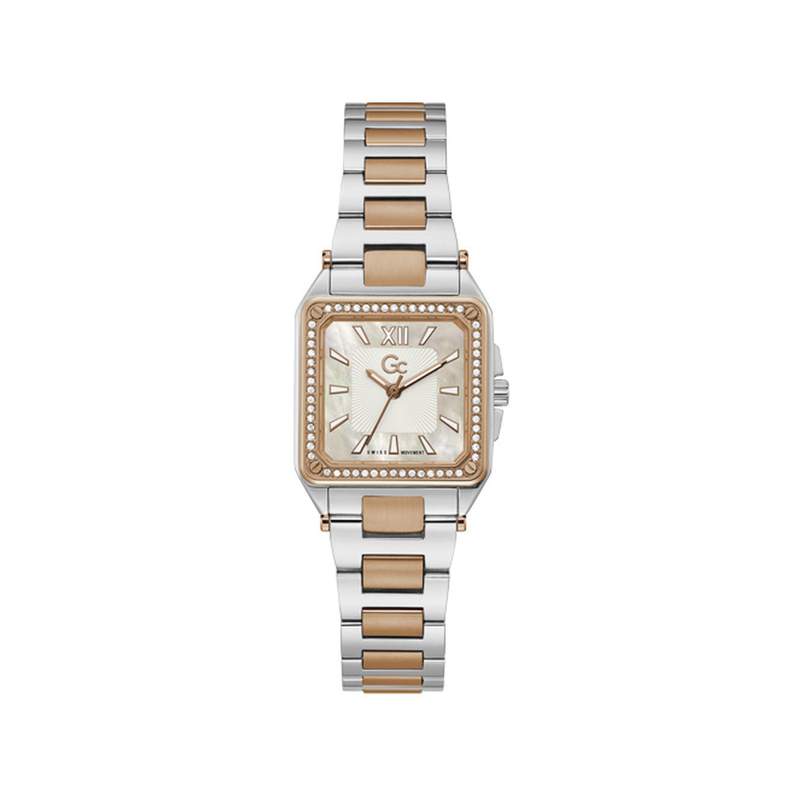Montre Guess collection femme acier doré rose - vue 1