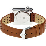Montre Lip femme acier cuir marron - vue 3