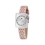 Montre Lip femme acier cuir rose - vue 1