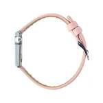 Montre Lip femme acier cuir rose - vue 2