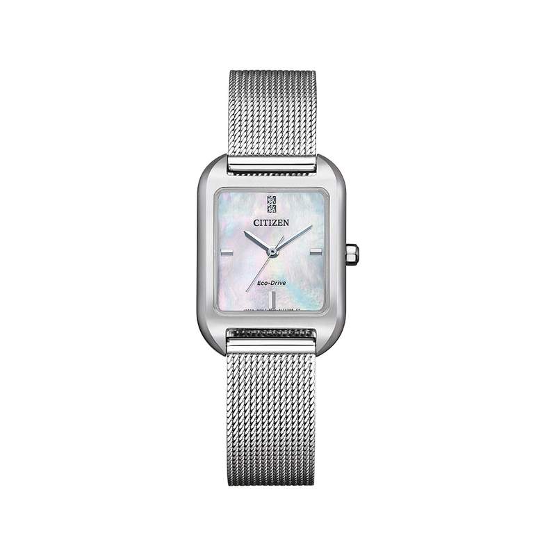 Montre Citizen femme Eco-Drive acier - vue 1