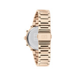 Montre Tommy Hilfiger femme acier doré rose maille milanaise - vue 3