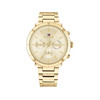 Montre Tommy Hilfiger femme acier doré jaune - vue V1