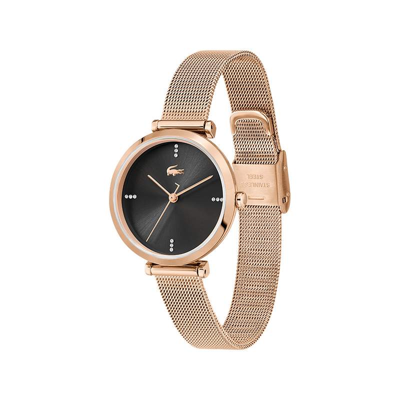 Montre Lacoste femme acier doré rose - vue 2