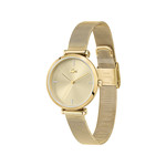 Montre Lacoste femme acier doré jaune - vue 2