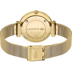 Montre Lacoste femme acier doré jaune - vue 3