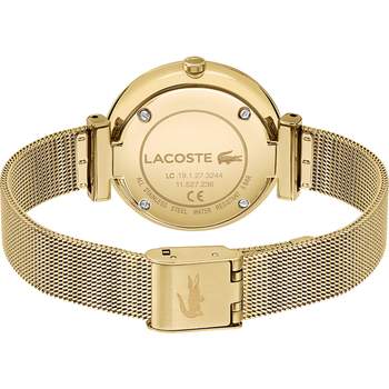 Lacoste-dameshorloge van geelgoudkleurig staal