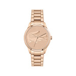 Montre Lacoste femme acier doré rose - vue 1