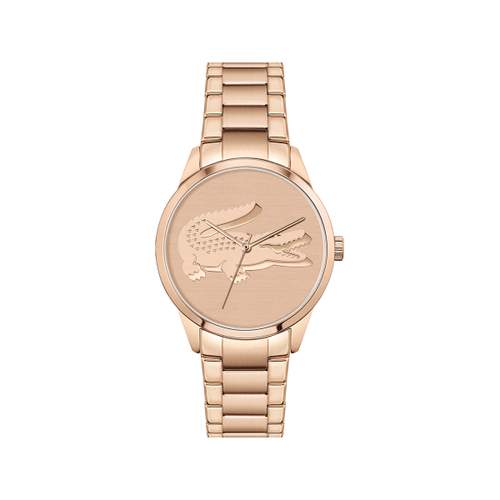 Montre Lacoste femme acier doré rose