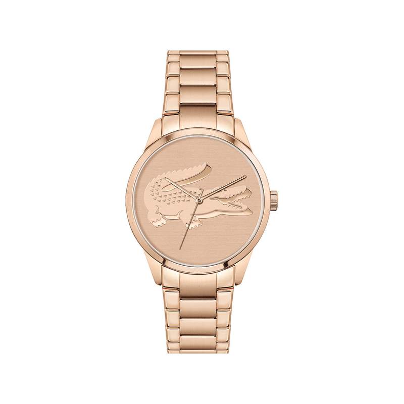 Montre Lacoste femme acier doré rose - vue 1