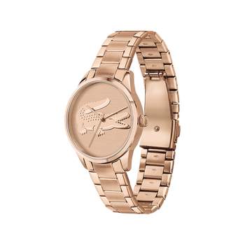 Montre Lacoste femme acier doré rose