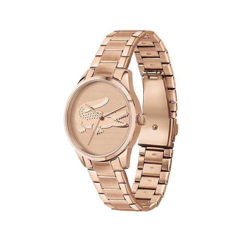Montre Lacoste femme acier doré rose - vue 2