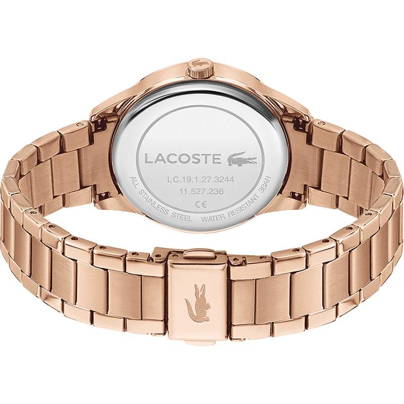 Montre Lacoste femme acier doré rose - vue 3