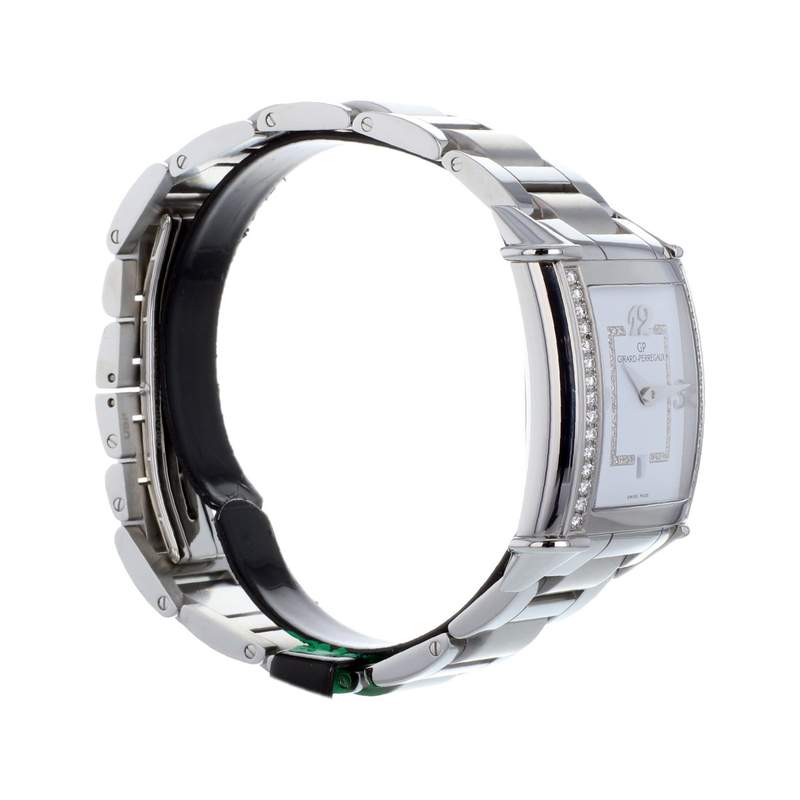 Montre d'occasion Girard Perregaux Lady diamant femme automatique acier - vue 4