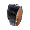 Montre d'occasion Hermès Cape Cod femme acier bracelet cuir noir - vue V3